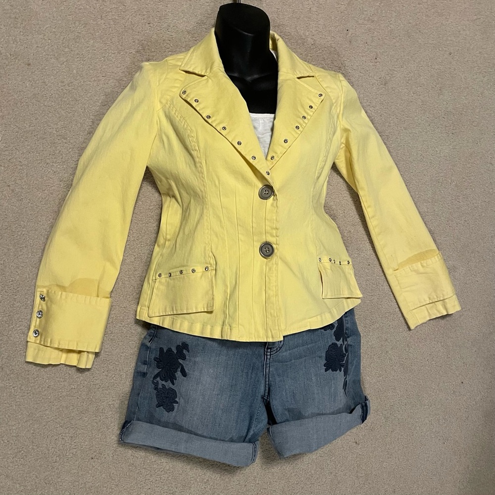 🌾 💎 tailored yellow blazer 💎